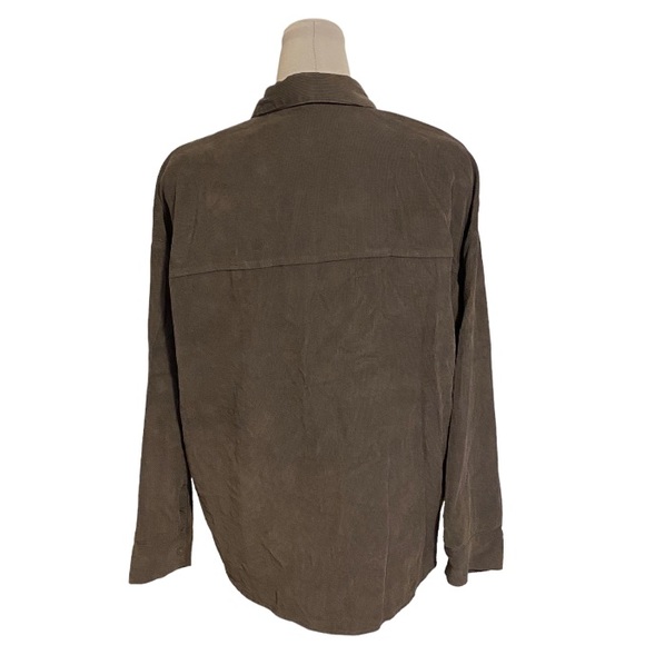 H&M Oversized Corduroy Button Down Shirt - Picture 3 of 8